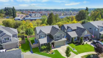 Home backs up to greenbelt