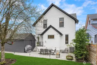Back of the home.