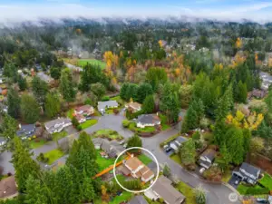 Located in a quiet neighborhood