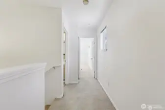 Up stairs - 2 bedrooms and 2 bathrooms - perfect shared space