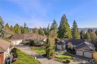 Striking Mountain Views as you enter the community and drive up to the home.  Views from most rooms in the home.