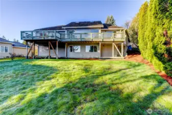 Private and spacious backyard on over 11,000 sq. ft. lot!!