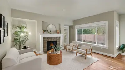 Family room off Kitchen