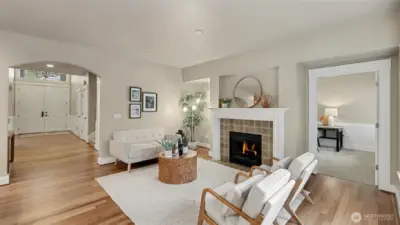 Family Room with Gas Fireplace
