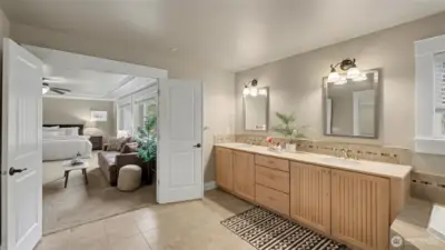 Bath with Double Doors