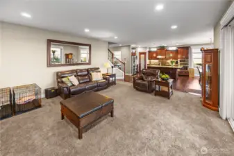 Large living spaces with open concept