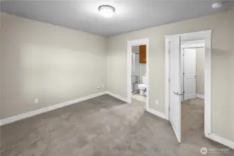 Apartment bedroom. Has a very large closet!