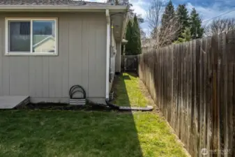 Gate from front yard