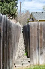 Path to mailbox - from backyard