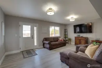 Family Room at Lower Level