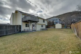 Back Yard w/Mountain Views