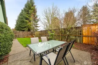 Fully-fenced Backyard