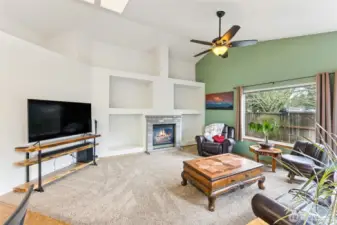 Living Room with Gas Fireplace