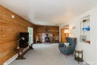 Upstairs living space