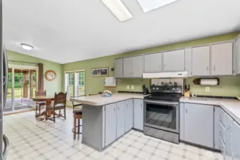 Great open kitchen layout.