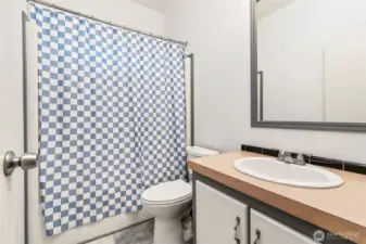 Hallway bathroom