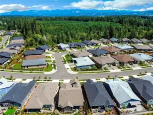 At the feet of "Mount Tahoma" (also known as Mt Rainier), the Tehaleh Community is a planned community that is comprised of a network of 40+ miles of trails, several parks, many athletic venues, a quality private restaurant, brew & beverage shop, and more. The sum total? An affordable, active 55+ community you'll love!