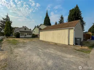 View from the back alley