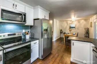 Lots of kitchen storage