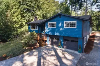 Lots of off-street parking and 2-car garage