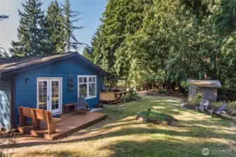 Lots of privacy on the .64-acre lot