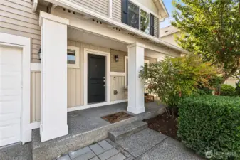 large and inviting front porch