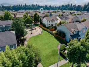 Neighborhood park is just steps away from the front door