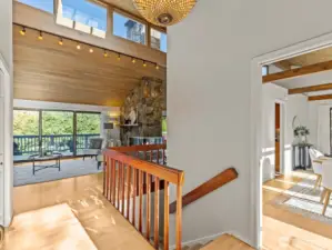 Upon entering this gorgeous custom home, you'll notice the deluge of natural light penetrating the home through every window and skylight throughout.