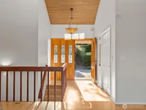 The warmth of the soaring cedar-lined vaulted ceilings will draw you in and have you picking your jaw up off the floor.