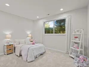 Down the hall is another nice sized bedroom.