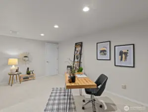 Finishing off the lower level is a massive room with walk-in closet. A great opportunity for a private home office.