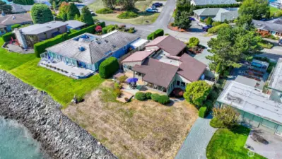 View above the home from the Channel