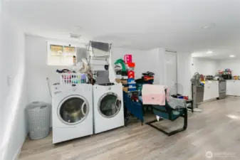 Downstairs Unit Laundry