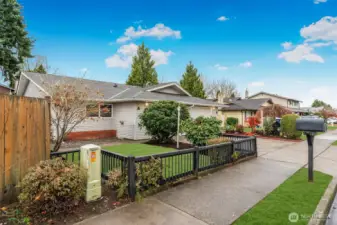 landscaped and seeded