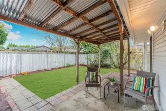 YARD SEEDED AND FULLY FENCED