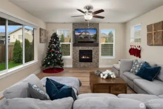 Natural light even in the winter will make this the favorite room in the home.