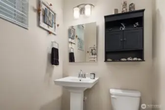 Main floor powder room.