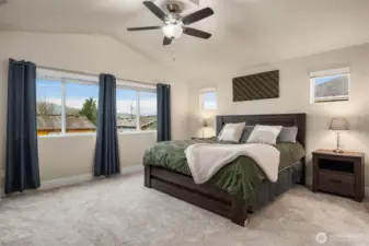 Beautiful, spacious upstairs primary bedroom