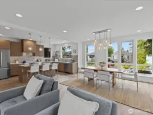 Plenty of space for all your gatherings! Model home.