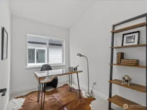 Dedicated office or nursery on upper level! Model home.