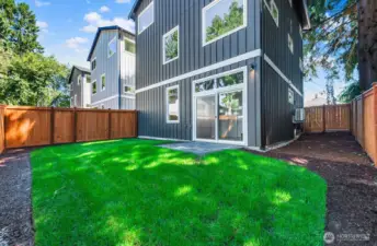 Your own private, fully fenced back yard and patio!