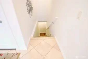 Stairway leading to lower level