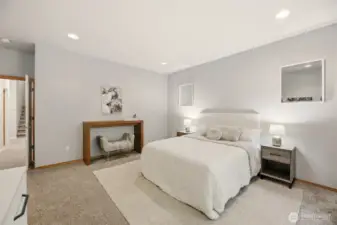 Oversized Primary with Large Walk in Closet