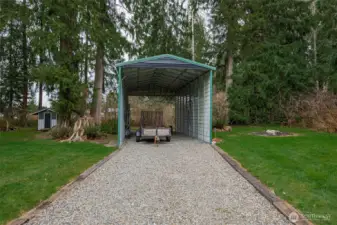 16'x13'x35 Metal RV cover with 110 Power