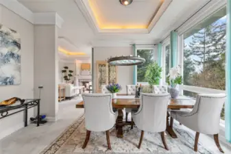 Dining Room & Living Room