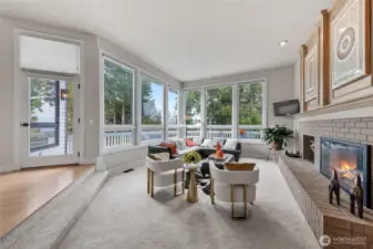 Family Room with Lake Views