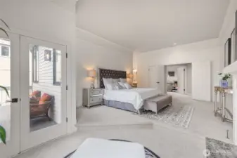 Primary Room with Deck