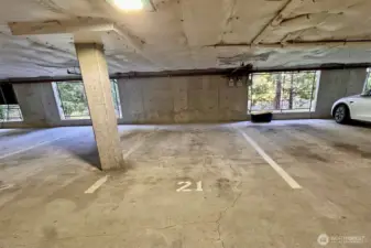 Park your vehicle inside the secured gated garage!