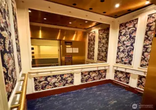 Grand elevator and the well maintained wider stairways for your choice!