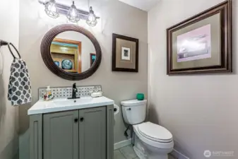 Downstairs half bathroom